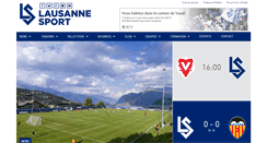 Desktop Screenshot of lausanne-sport.ch